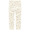 2 Mädchen Leggings mit Blümchen