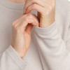Damen Langarmshirt in strukturierter Qualität