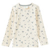 2 Mädchen Langarmshirts mit Blümchen