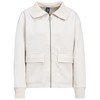 Sweaterjas voor dames met gebreide kraag