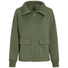 Dames sweatshirt met gebreide kraag