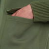 Dames sweatshirt met gebreide kraag