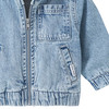 Baby jeansjasje met capuchon