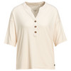 Damen T-Shirt mit Strukturstreifen