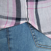 Damen Bluse mit Crinkle-Struktur