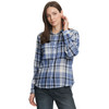 Damen Bluse mit Crinkle-Struktur