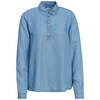 Damen Bluse in Denim-Optik