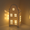 Großes LED-Deko-Haus aus Porzellan