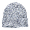 Damen Wintermütze mit Effektgarn blau / grau