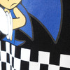  Sonic Hoodie mit Brust-Print