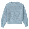 Mädchen Strickpullover mit Strukturmuster