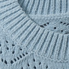 Mädchen Strickpullover mit Strukturmuster