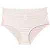 2 Damen Pantys mit Spitzenbund