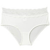 2 Damen Pantys mit Spitzenbund