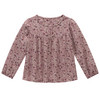 Mädchen Musselin-Bluse im Millefleur-Design