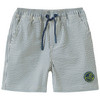 Jungen Badeshorts mit Seersucker-Streifen