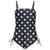 Damen Shape-Badeanzug mit Punkte-Allover
