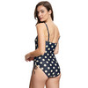 Damen Shape-Badeanzug mit Punkte-Allover