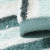 Waschhandschuh mit bunten Streifen