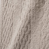 Duschtuch mit Zopfmuster