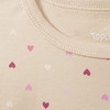 Baby-pyjama met hartjes allover