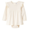 Baby Bodykleid mit Ajour-Muster