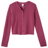 Mädchen Strickjacke mit Rippstruktur