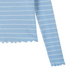 Mädchen Langarmshirt mit Struktur