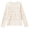 Mädchen Langarmshirt mit Streifen
