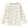 2 Baby Langarmshirts mit Blümchen
