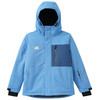 Sneeuwjas voor jongens in effen kleur blauw