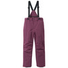 Meisjes-sneeuwbroek in effen kleur bordeaux