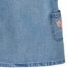 Mädchen Set aus Jeanslatzkleid und T-Shirt