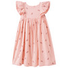 Mädchen Kleid mit gestickten Blumen