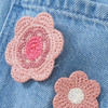 Mädchen Latzshorts mit Blumen-Applikation
