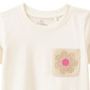 Mädchen T-Shirt mit Häkeltasche