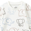Baby Langarmshirt mit Elefanten-Allover