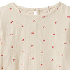 Babyshirt met lange mouwen en crêpestructuur