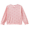 Babyshirt met lange mouwen en crêpestructuur