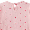 Babyshirt met lange mouwen en crêpestructuur