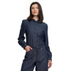 Damesblouse in donker denim