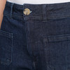 Damen Culotte-Jeans mit 4 Taschen
