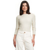 Damen Langarmshirt mit Strukturstreifen