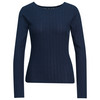 Damen Langarmshirt mit Strukturstreifen