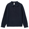 Jungen Feinstrickpullover mit Polokragen