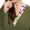 Damen Strickjacke lang geschnitten