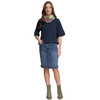 Damen Jeansrock mit Used-Effekt