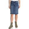 Damen Jeansrock mit Used-Effekt