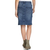 Damen Jeansrock mit Used-Effekt