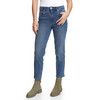 Damen Straight-Jeans im Cropped-Style 